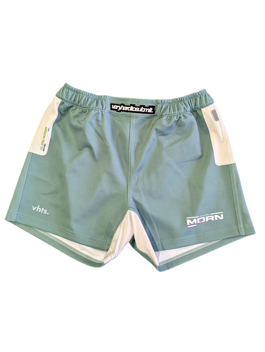 Glitch- Green Back Shorts