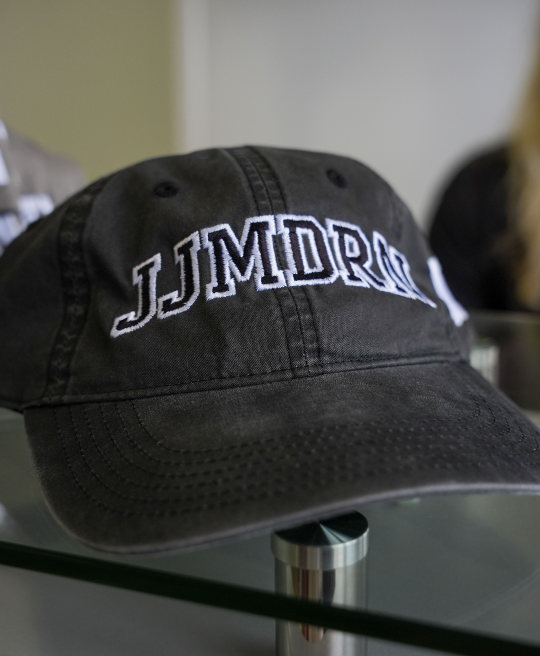JJMDRN Vintage Dad Hat – Black Wash