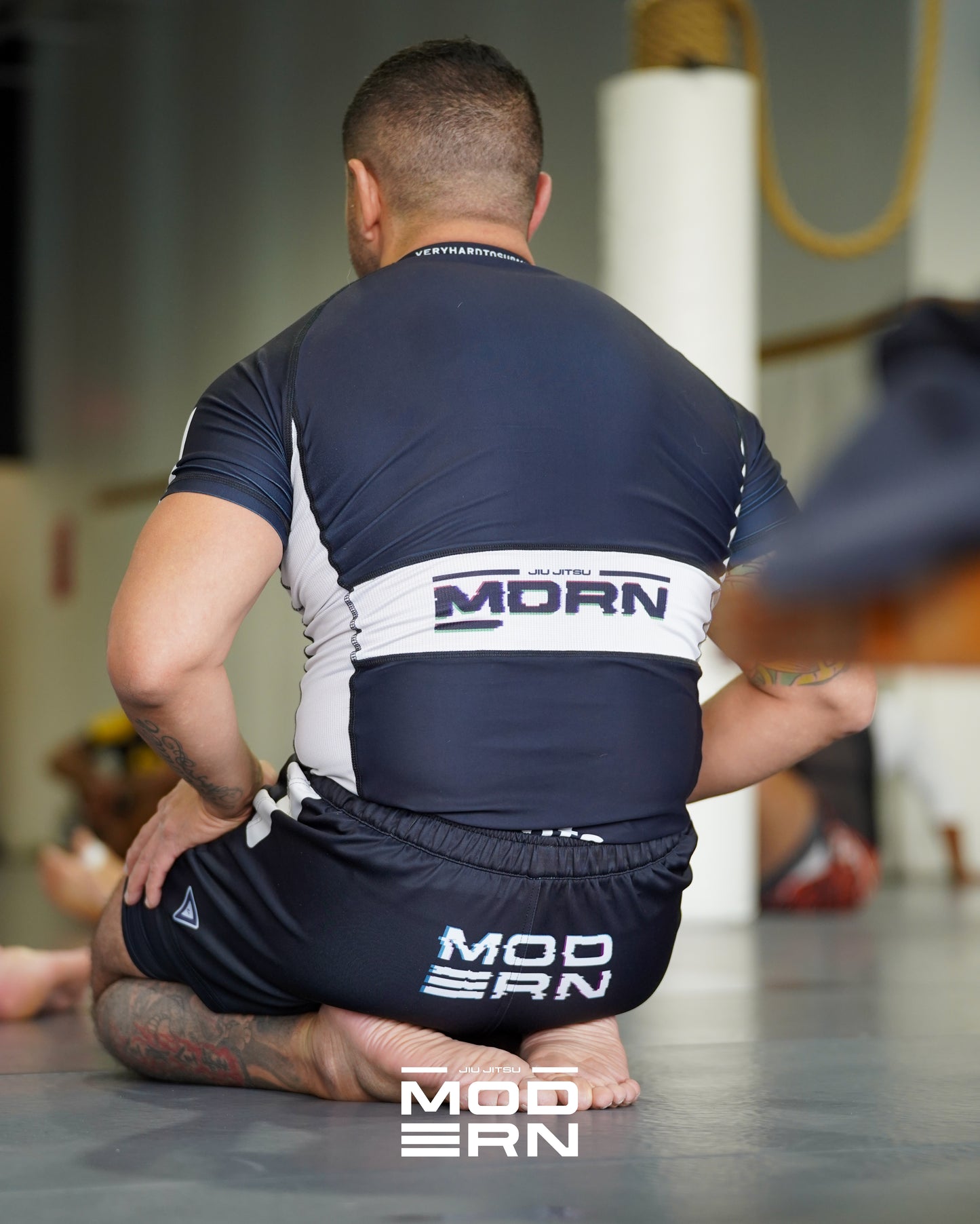 Glitch-Carbon Black Shorts