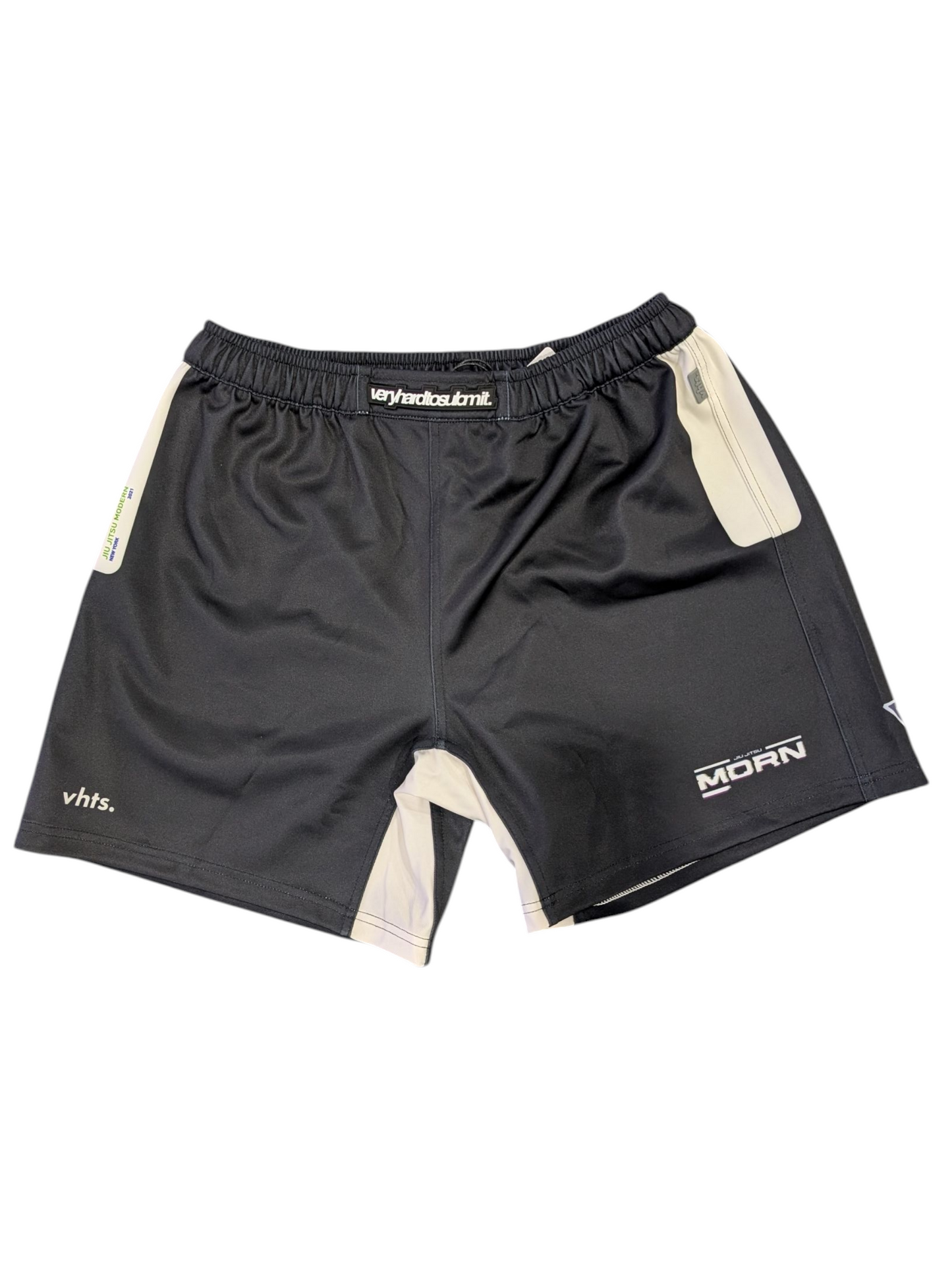 Glitch-Carbon Black Shorts